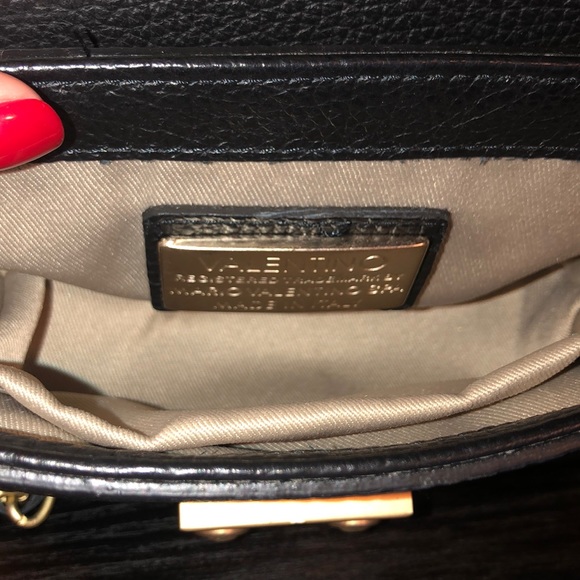 💎3X HP💎 Authentic Mario Valentino Leather Crossbody - Picture 6 of 8